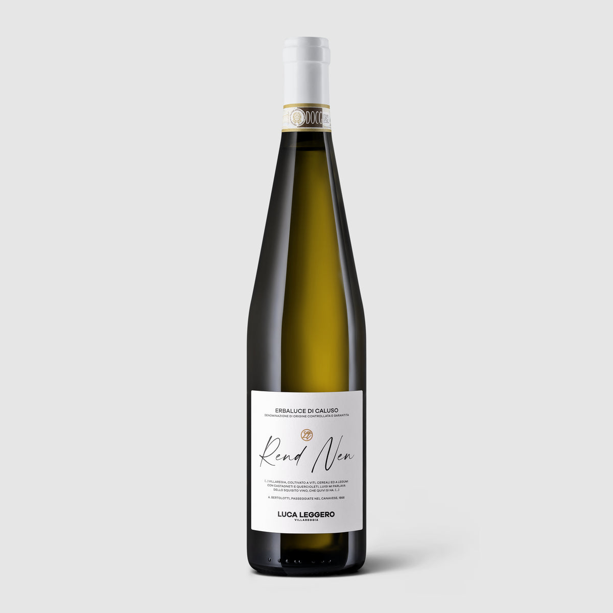 ERBALUCE DI CALUSO DOCG "REND NEN" 2023 - Disponibile Primavera 2027